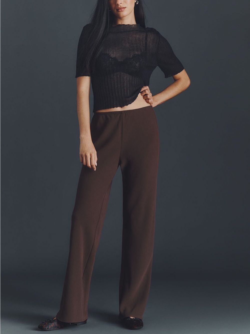 Reformation Gale Mid-Rise Bias Pants